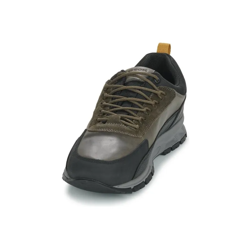 GEOX Slip Resistant Abrasion Resistant Shock Absorbers Low Top Casual Shoes Men's Green-3