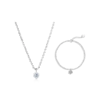 WANLIACC Alloy Baby's Breath Necklace Women's