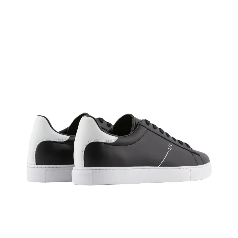 ARMANI EXCHANGE Logo-embossed Low-top Sneakers-3