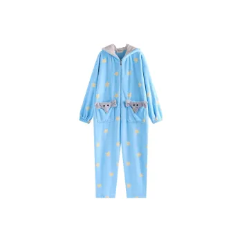 Wabi Town Home Onesies Women's Blue