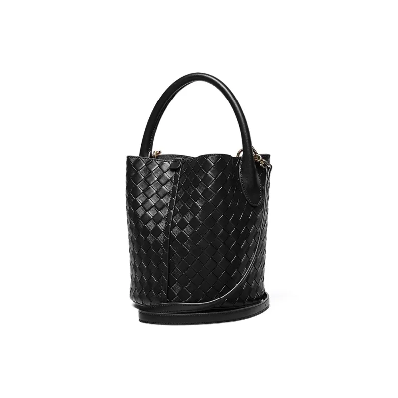Carnival Keep Cow Leather Bucket Bag, Shoulder Bag, Handbag Regular Women's Multicolor-7