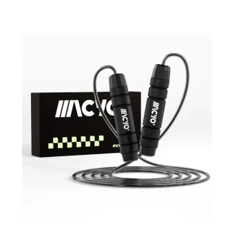 MACYO Fitness Training Non Countable Jump Ropes Fitness Crowd PVC+Steel Wire Rope, Foam Controller