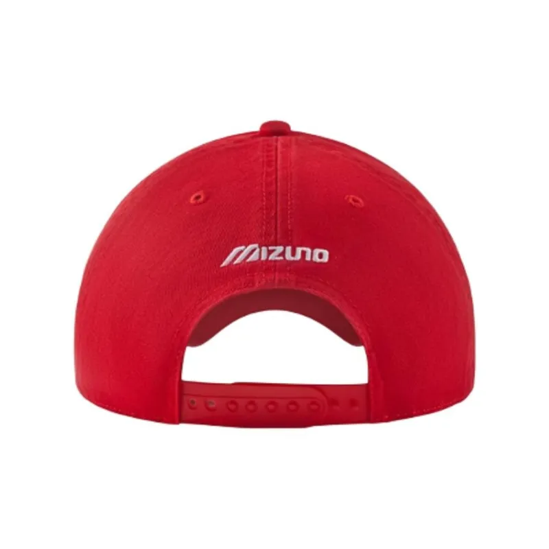 Mizuno Embroidery, 100% Cotton Baseball Caps Unisex Red-2