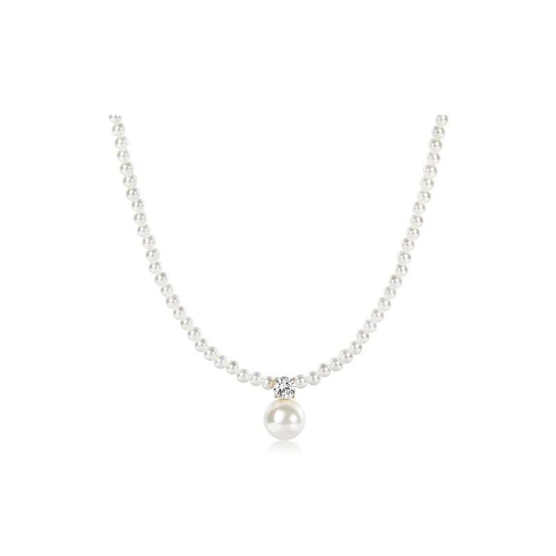 Zeroline Shell Pearl Necklaces Women's-0