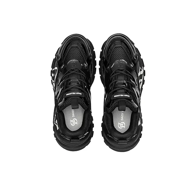 Daisy Fellowes Mango Shoes Slip-Resistant Height Increasing Low-Top Chunky Sneakers Unisex-4