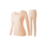Women's Matching Set (Skin) 100% cotton High-Rebound/7A Antibacterial Breathable