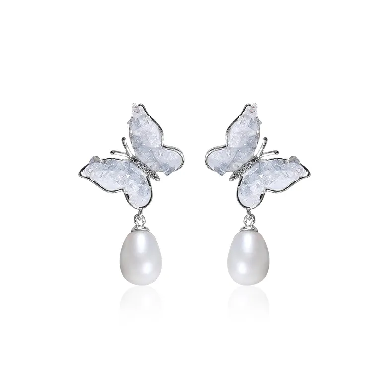 IDOKAWA Freshwater Pearl Earrings Women's-0