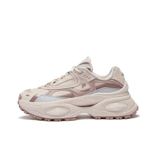 FILA FUSION BIANCO III Bianco 3 Height Increasing Wear Resistant Low Top Casual Shoes Women's Light Pink