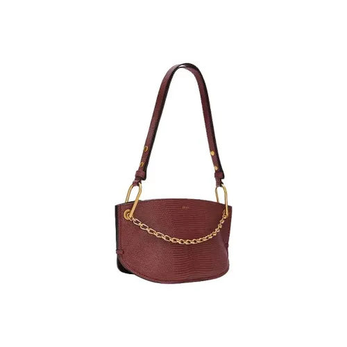 ZESH Cow Leather Chain Shoulder Bag Women's Multicolor