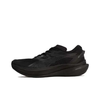 PUMA Deviate NITRO 3 Anti Slip Wear Resistant Low Top Running Shoes Men's Black