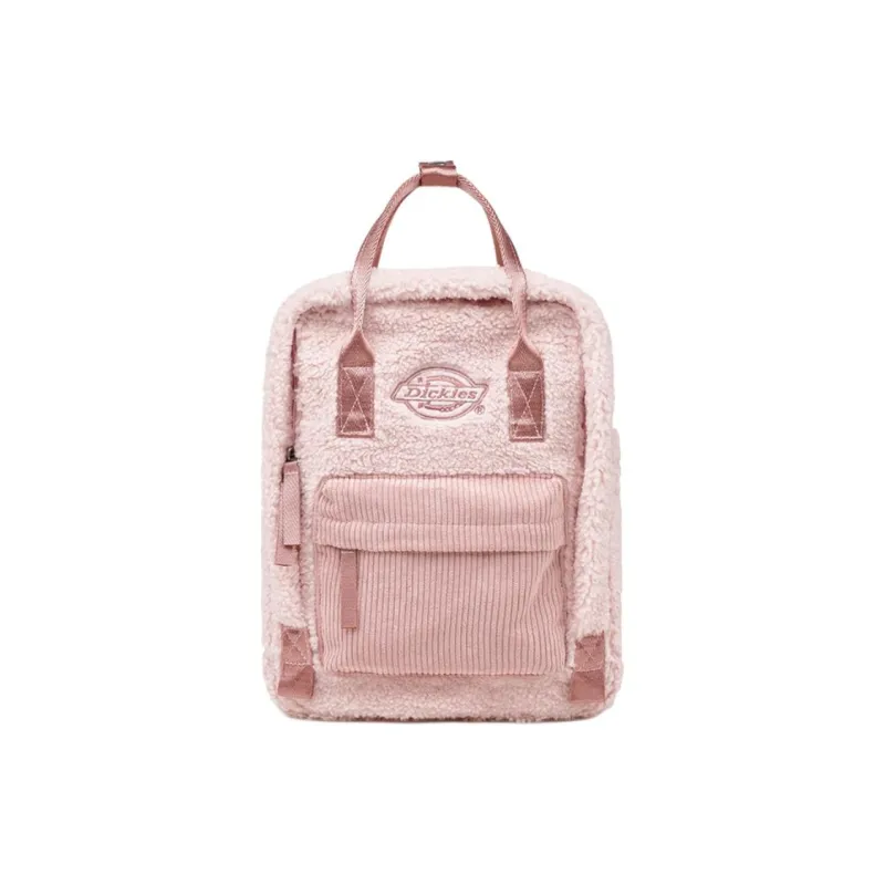 Dickies Polyester Backpack Small Size Women's Lotus Pink/Creamy Apricot/Coffee Brown-8