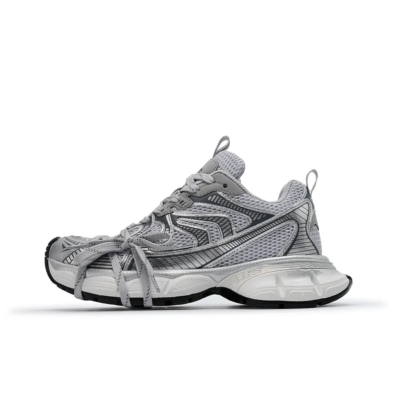 BASLS Bashe Series Lightweight Height Increasing Low Top Chunky Sneakers Unisex-24