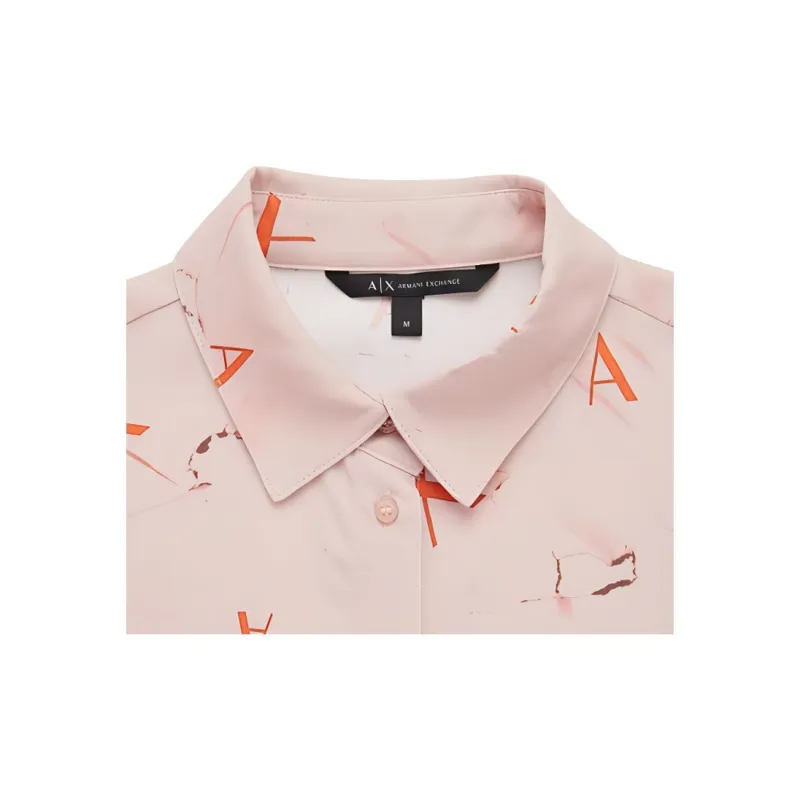 ARMANI EXCHANGEAE SS22 Shirt Women's Light Pink-6