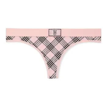 Victoria's Secret 24 Big Show Collection Underpants Women's Pink Plaid