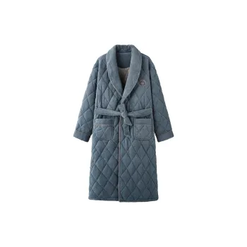 MADALLO Bath Robes Men Peacock Blue