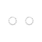 13mm Spiral Style Hoop Earrings 1 Pair Eh-3031.ebL