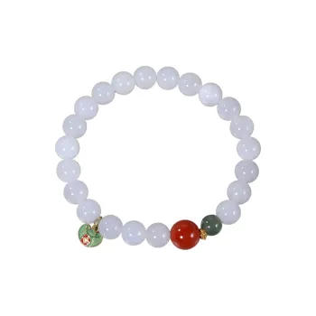 S&A Hetian Jade Bracelets White Jade Women's