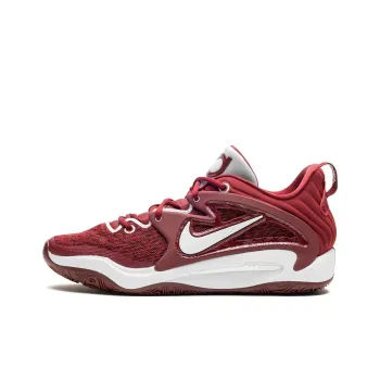 Nike KD 15 Anti Slip Wear Resistant Low Top Basketball Shoes Men's Red White