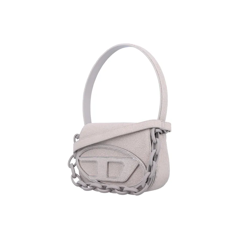 DIESEL 1DR Iconic Foldover Top Shoulder Bag-2