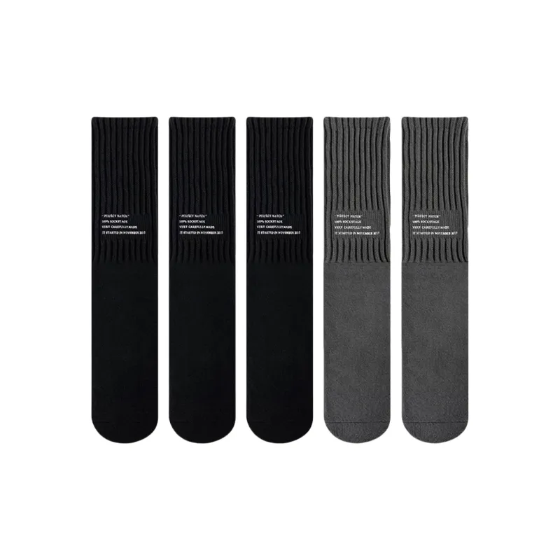 BEAR UNION Knee High Socks Unisex 5 Pack-17