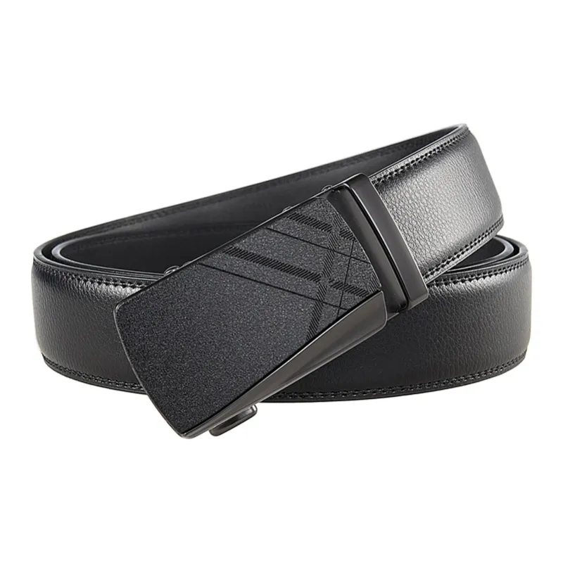 YUZHAOLIN Cow Split Leather Leather Belts Men's 3.5CM-7
