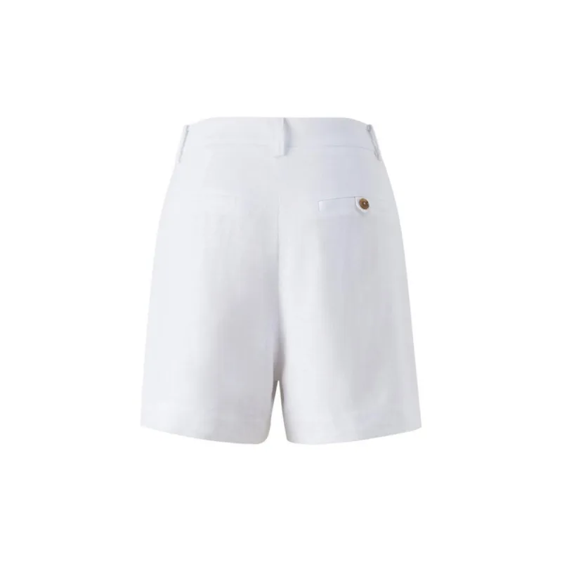 E.land Casual Shorts Women's Ivory White-1