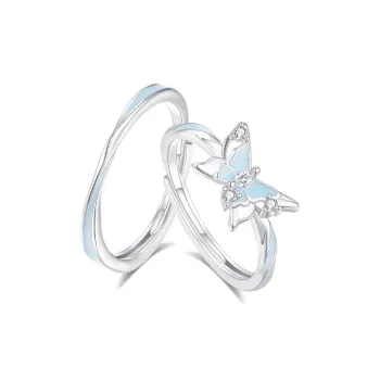 ZHONGLING 925 Sterling Silver Rings Unisex