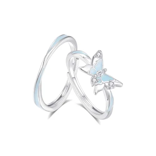 ZHONGLING 925 Sterling Silver Rings Unisex