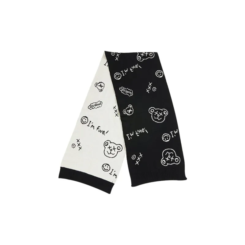 NAME.S Knit Scarves Women's Box+Shopping Bag-1