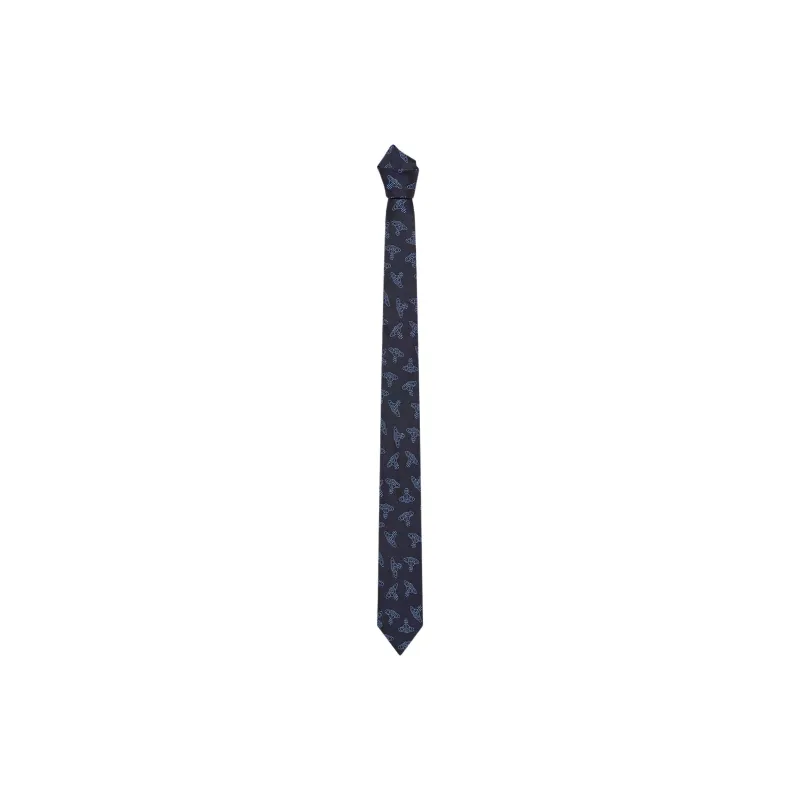 Vivienne Westwood Silk Ties Men's Navy-0