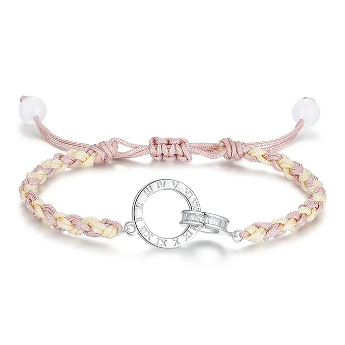 TUTAE Alloy Bracelets Women's Pink-0