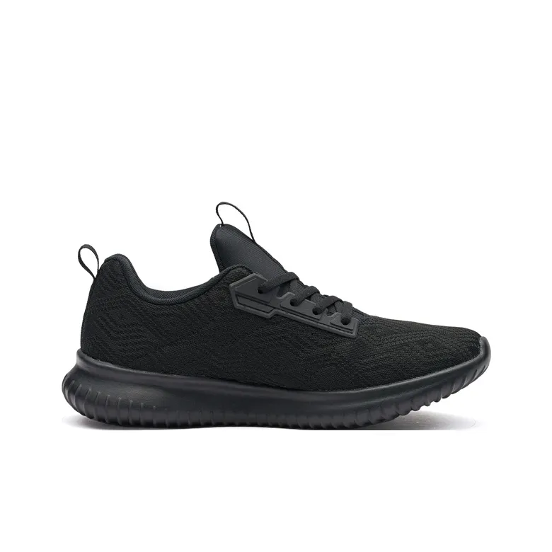 361° Anti Slip Wear Resistant Low Top Running Shoes Men's Black Gold-1