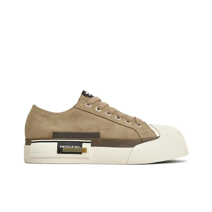 ARTICLE NO. Slip Resistant Low Top Canvas Shoes Unisex Khaki-1
