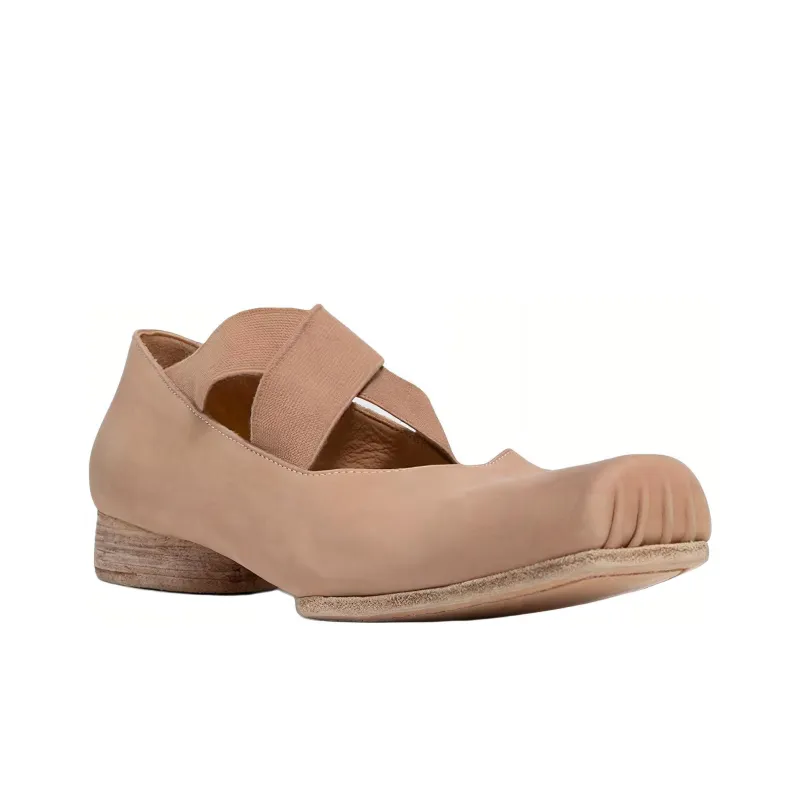 UMA WANG Crossed Strap Ballerinas-2