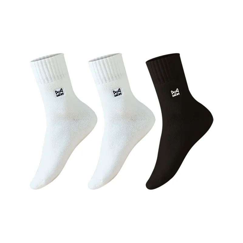 MIIOW Trend Party Series Mid Calf Socks Unisex 3 Pack-15