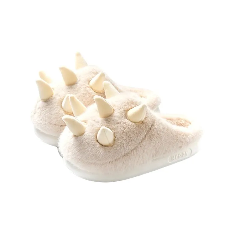 Darcy Sen Cotton Slippers Gray/Apricot-7