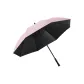 Straight Shaft Umbrella Fan Umbrella Vinyl Fabric--Pink