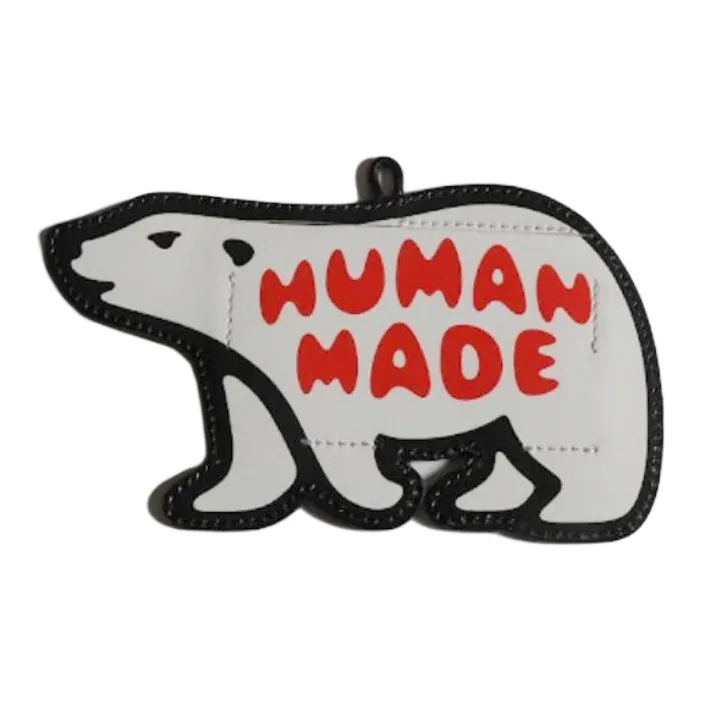 HUMAN MADE Cow Leather Card Holder Regular Women's White-1