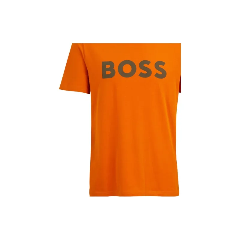 HUGO BOSS Rubber Logo Cotton T shirt-5