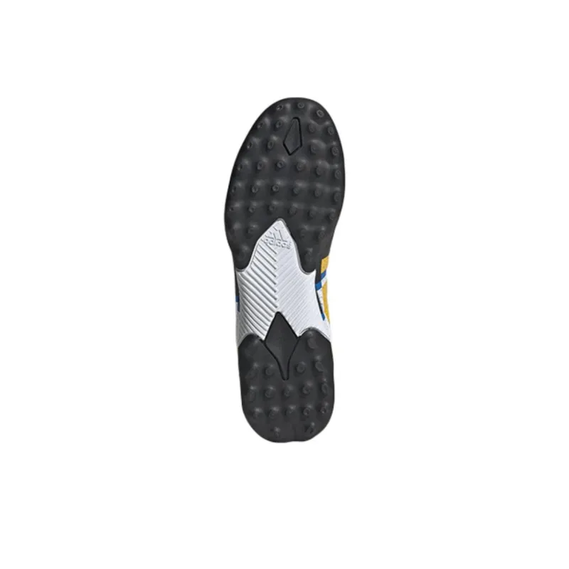 LEGO x Adidas Gamemode Anti Slip Wear Resistant Low Top Kids' Soccer Shoes Black White Blue Teenagers-4