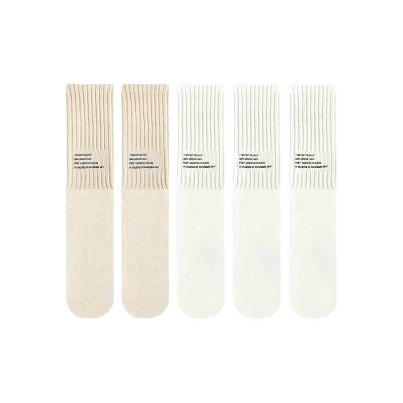 BEAR UNION Knee High Socks Unisex 5 Pack-8