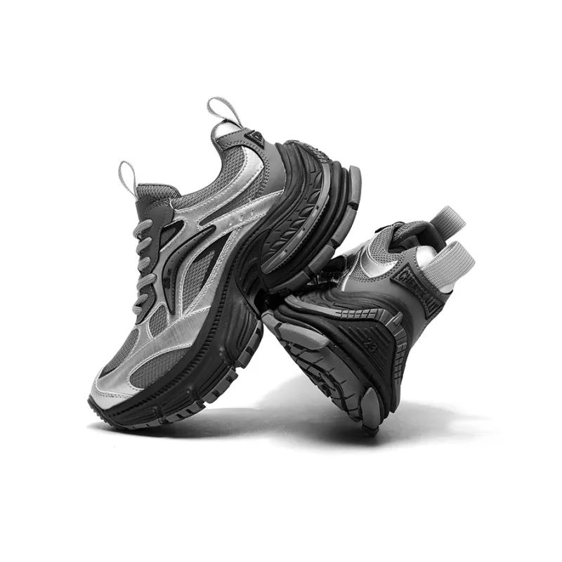 CHERYKALLY Cushioned Anti-Slip Wear-Resistant Lightweight Height Increasing Low-Top Chunky Sneakers Women's-3