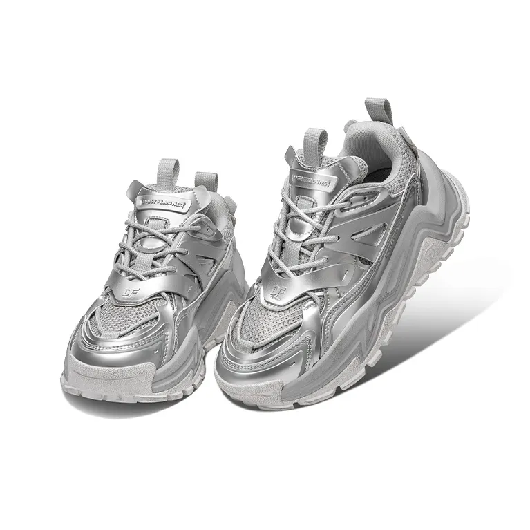 Daisy Fellowes Mango Shoes Anti-Slip And Wear-Resistant Height Increasing Low-Top Chunky Sneakers Unisex-10