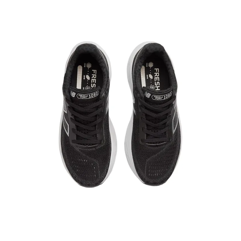 New Balance Anti Slip Wear Resistant Low Top Kids' Running Shoes Black Silver Teenagers-2