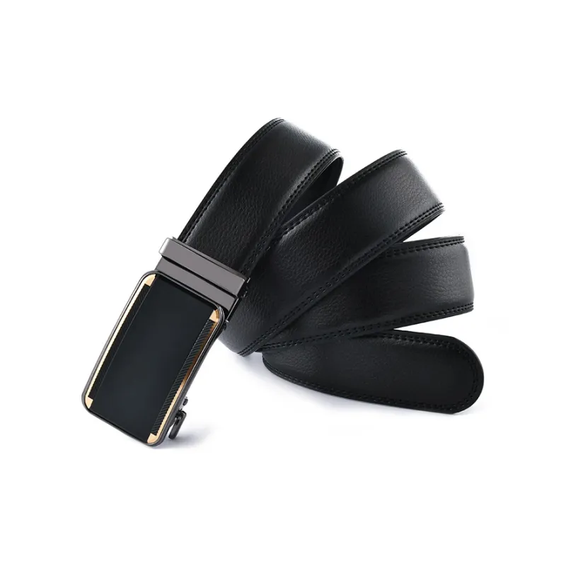 YUZHAOLIN Cow Split Leather Leather Belts Men's 3.3CM-3