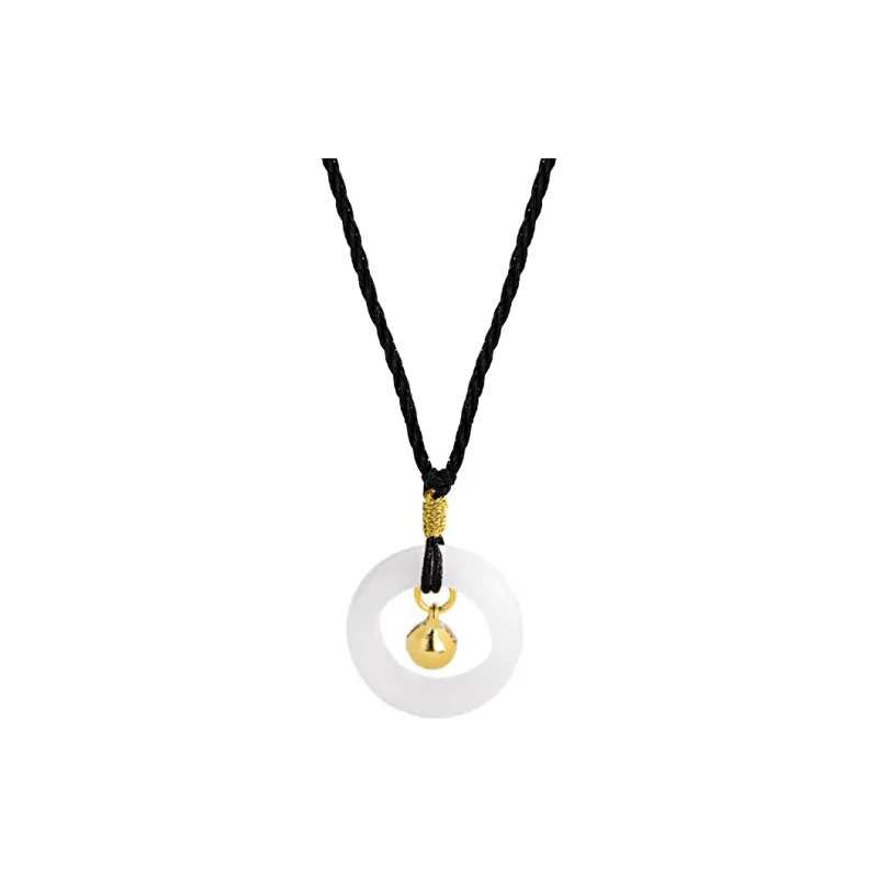 Baozhi White Jade Bodhi Necklaces Women's-0