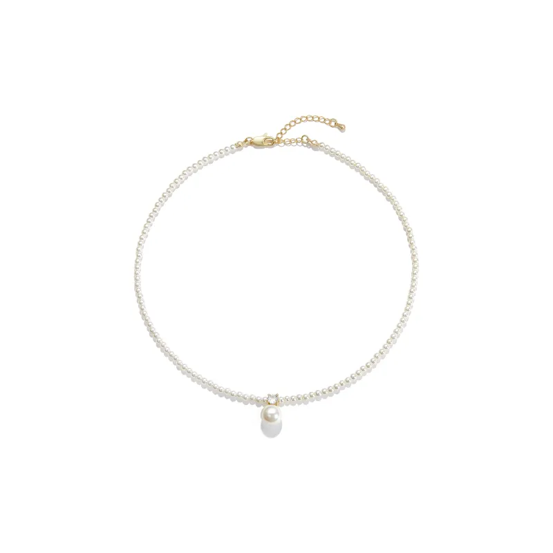 Zeroline Shell Pearl Necklaces Women's-2