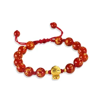 CANHUI Fabric Yuanbao Snake Bracelet Unisex
