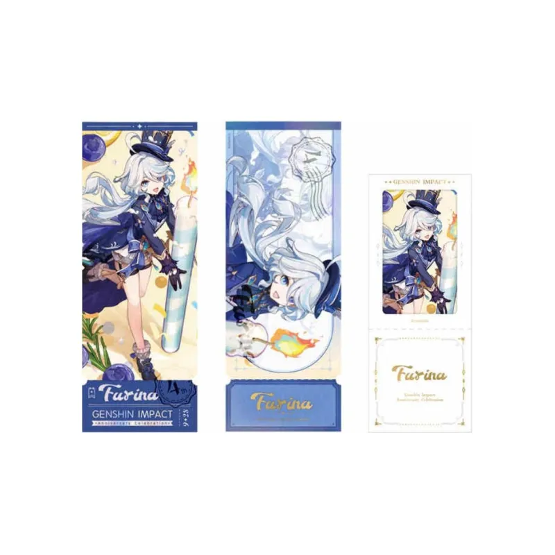 GenShin Anniversary Celebration Collection Commemorative Ticket Set Genshin Laser Tickets-4