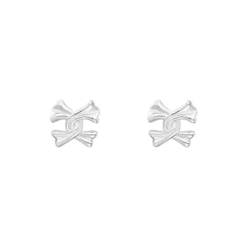 KILOH 999 Fine Silver Stud Earrings Women's
